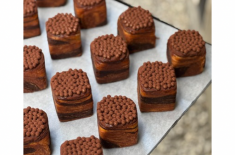 Chocolate Cube Brioche Feuilletée